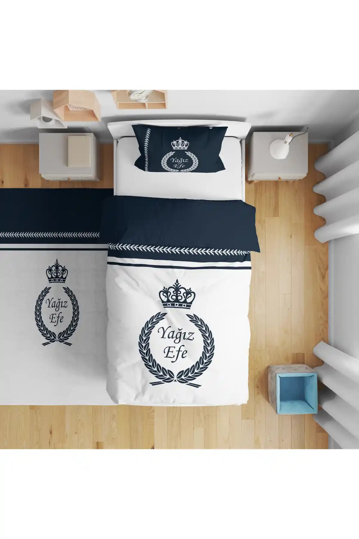 Adenkahome İsme Özel Yıldız Desenli Tek Kişilik Nevresim Seti Detaylı İnceleme