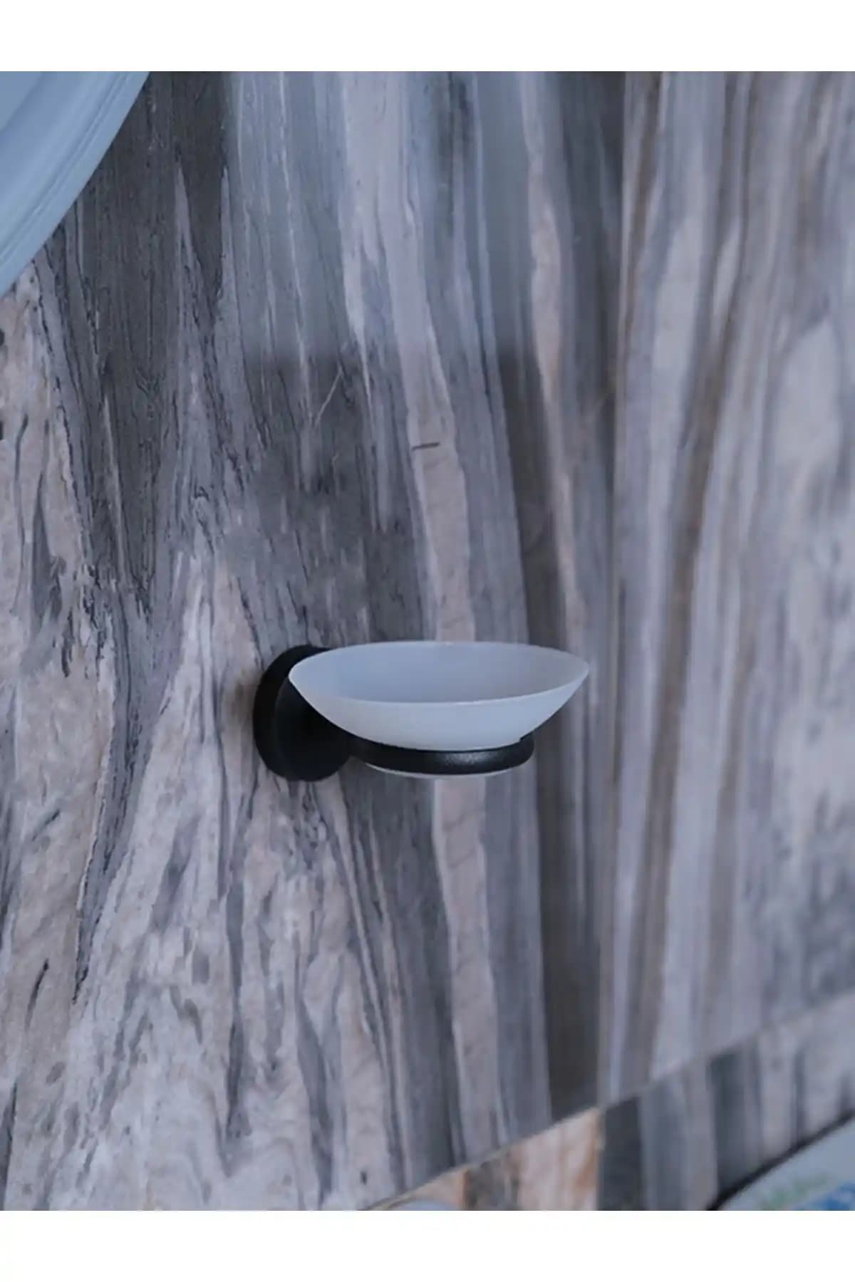 Alper Banyo Siyah Sabunluk Modern ve Dayanıklı Tasarımıyla Banyolara Şıklık Katar