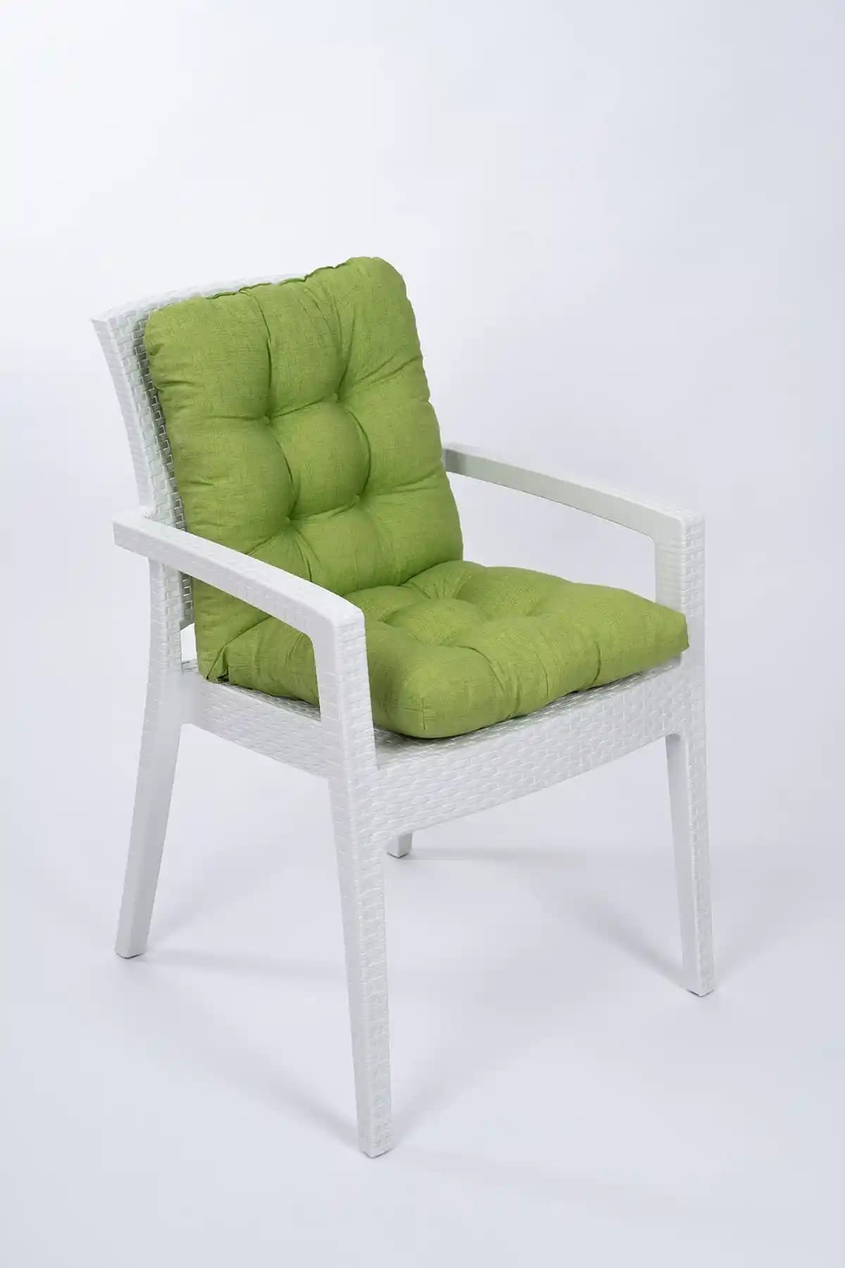 ALTINPAMUK Candy Pofidik Yeşil Sandalye Minderi Konfor ve Estetik Birlikteliği