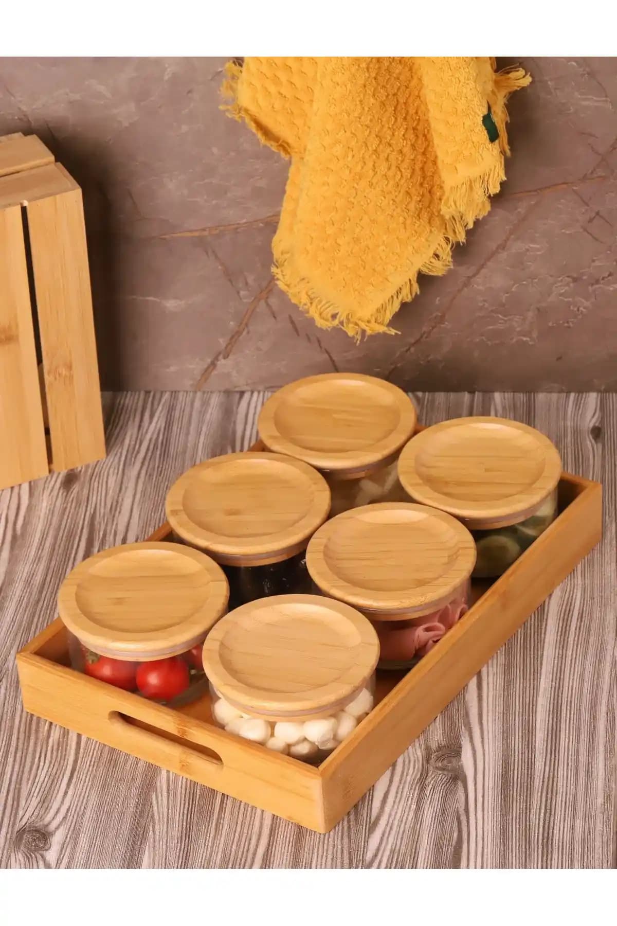 Atbyhome Duo 300 ml Silikonlu Bambu Kapaklı Cam Kahvaltılık Sunum Seti İncelemesi