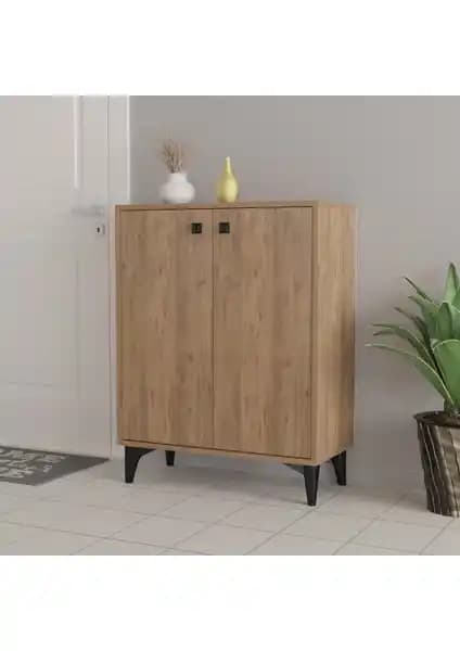 Aymobsan Artemis 4 Raflı 2 Kapaklı Ayakkabılık Modern ve Fonksiyonel Tasarım