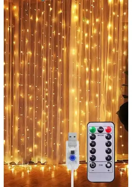 BYSHOME Perde LED Işık: Modern Dekorasyon ve Romantik Atmosfer Yaratma Çözümü