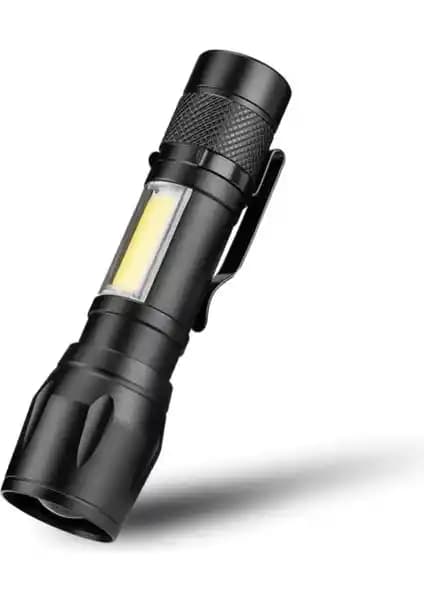 Cata CT-8024 Şarj Edilebilir LED El Feneri Günlük ve Dış Mekan Kullanımı İçin Uygun