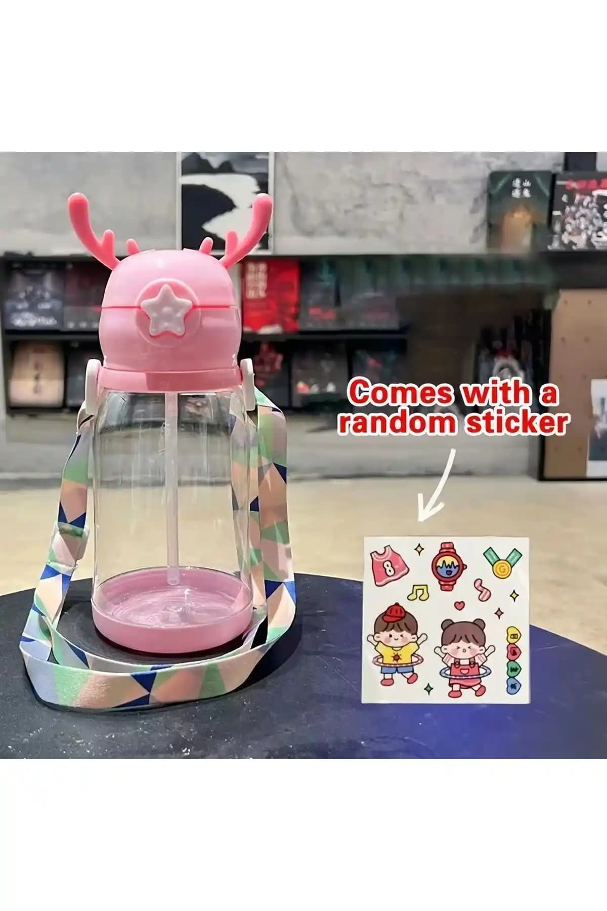 Çocuklar İçin Renkli ve Dayanıklı Geyikli Matara Detaylı İnceleme