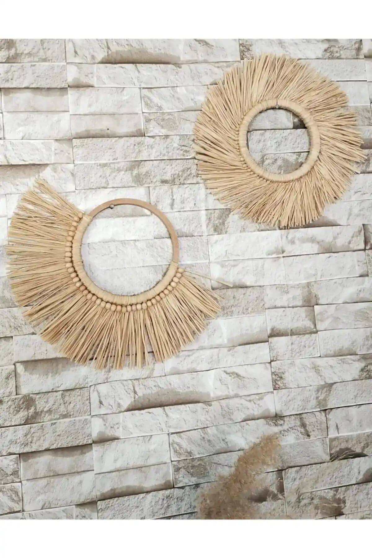 Doğal Rafya Dekor Seti Bohem Tarzını Evinize ve Bahçenize Yansıtın