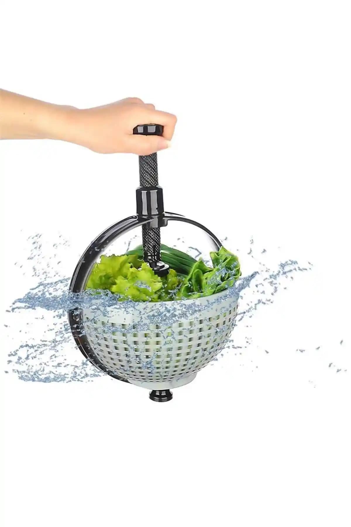 Dükkanönü Titiz Express Salata Kurutucu Süzgeç AP-9148: Pratik ve Hijyenik Mutfak Gereci