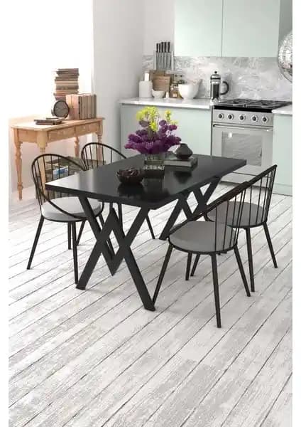 EVDEMO Eylül Mutfak Masa Sandalye Takımı: Modern Tasarım ve Dayanıklılık Özellikleri