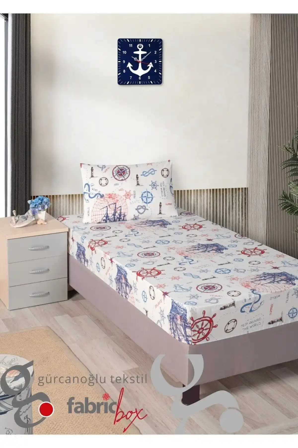 Fabric Box Genç Lastikli Çarşaf Seti: Deniz Temalı Yatak Dekorasyonu İçin Uygun Çarşaf Seçenekleri
