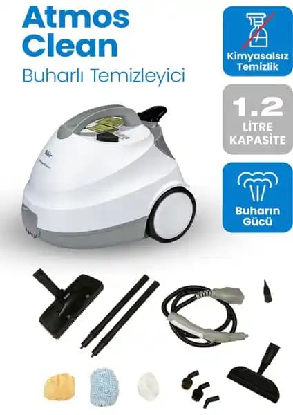 Fakir Atmos Clean Buharlı Temizleyici: Güçlü ve Çok Yönlü Temizlik Çözümü