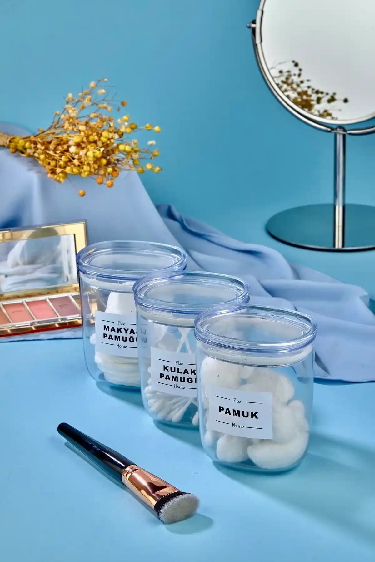 FBZhome 3'lü Dekoratif Saklama Kutusu Modern Tasarım ve Dayanıklılık Sağlar