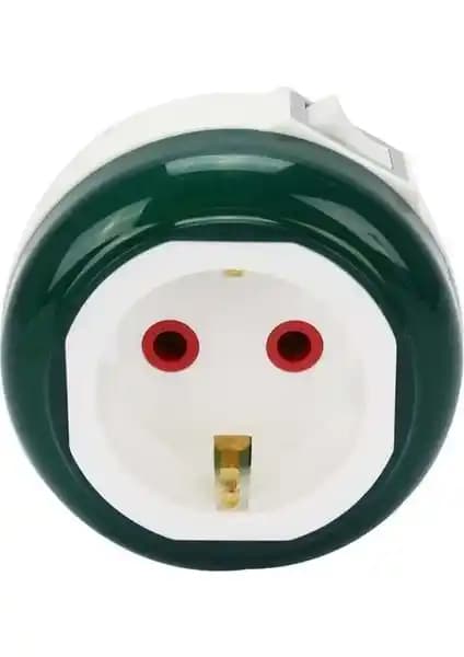 Fetih Gece Lambası Prizli LED Anahtarlı 99-04 Yeşil Çocuk Odası Güvenli Aydınlatma Çözümü