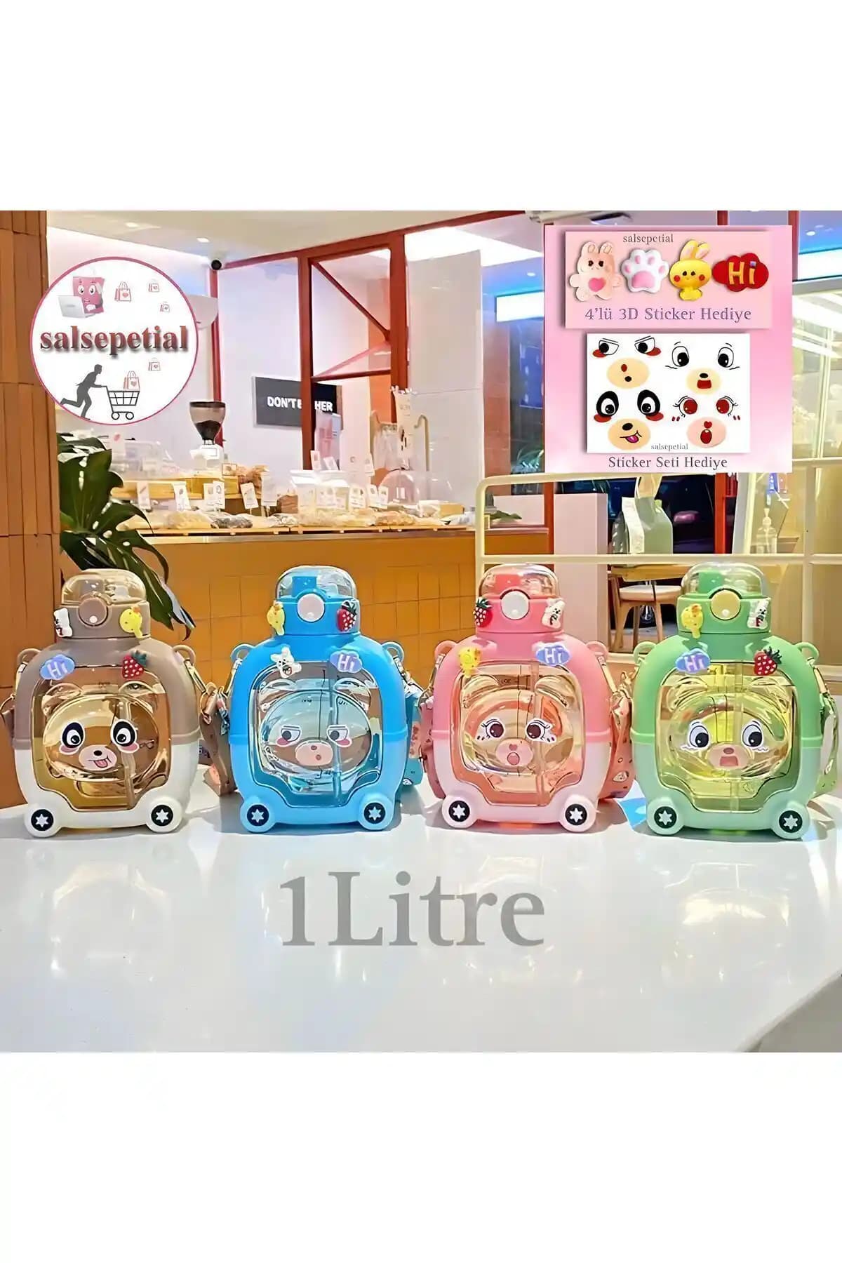 Genel Markalar Ayıcık Su Matarası: Sevimli ve Fonksiyonel Taşınabilir Su Kabı