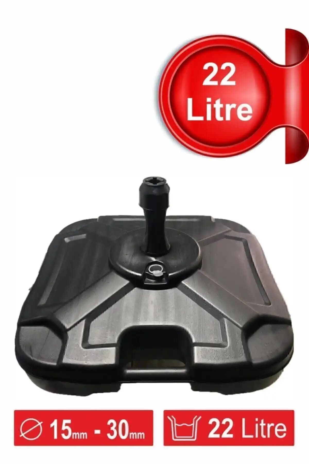 Genel Markalar Plaj Şemsiye Bidonu 22 Lt dayanıklı ve estetik tasarımıyla kullanıma uygun