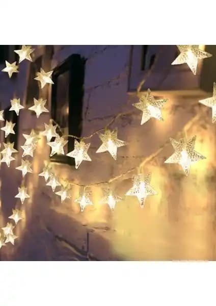 Glr Yılz LED Dize 3 Metre Sıcak Sarı Işık İç Mekan Dekorasyonu ve Atmosfer Yaratma