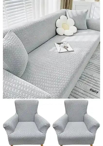 Hansaray Home Tuğla Desen Koltuk Örtüsü: Modern ve Dayanıklı Koruma ve Dekorasyon Ürünü