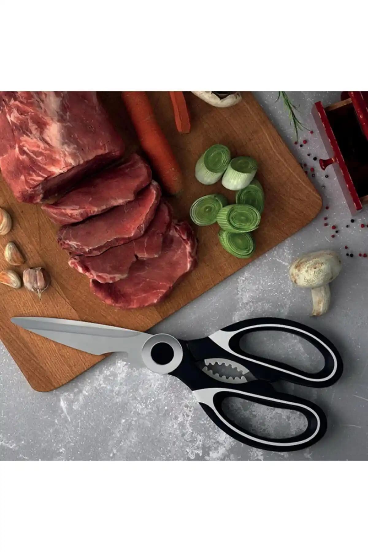 HCK Çok Amaçlı Ultra Keskin Mutfak Makası: Dayanıklı ve Çok Yönlü Kullanım İçin Ideal