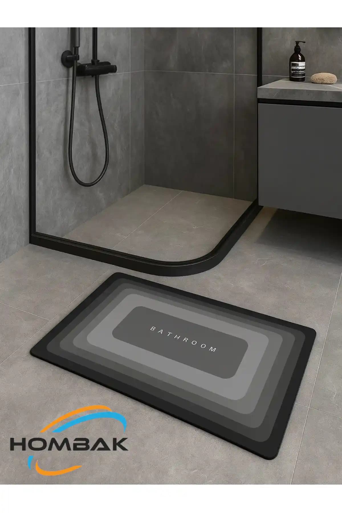 Hombak Banyo Sihirli Su Emici Paspası: Dayanıklı ve Çok Yönlü Kullanım İçin Ideal