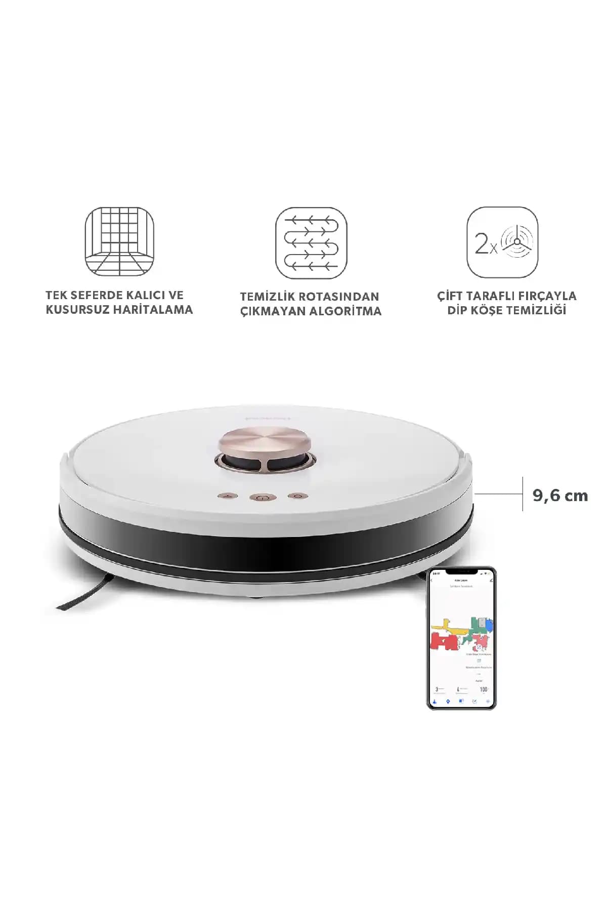 Homend Alex Laser Pro 1283H: Gelişmiş Temizlik ve Akıllı Robot Teknolojisi