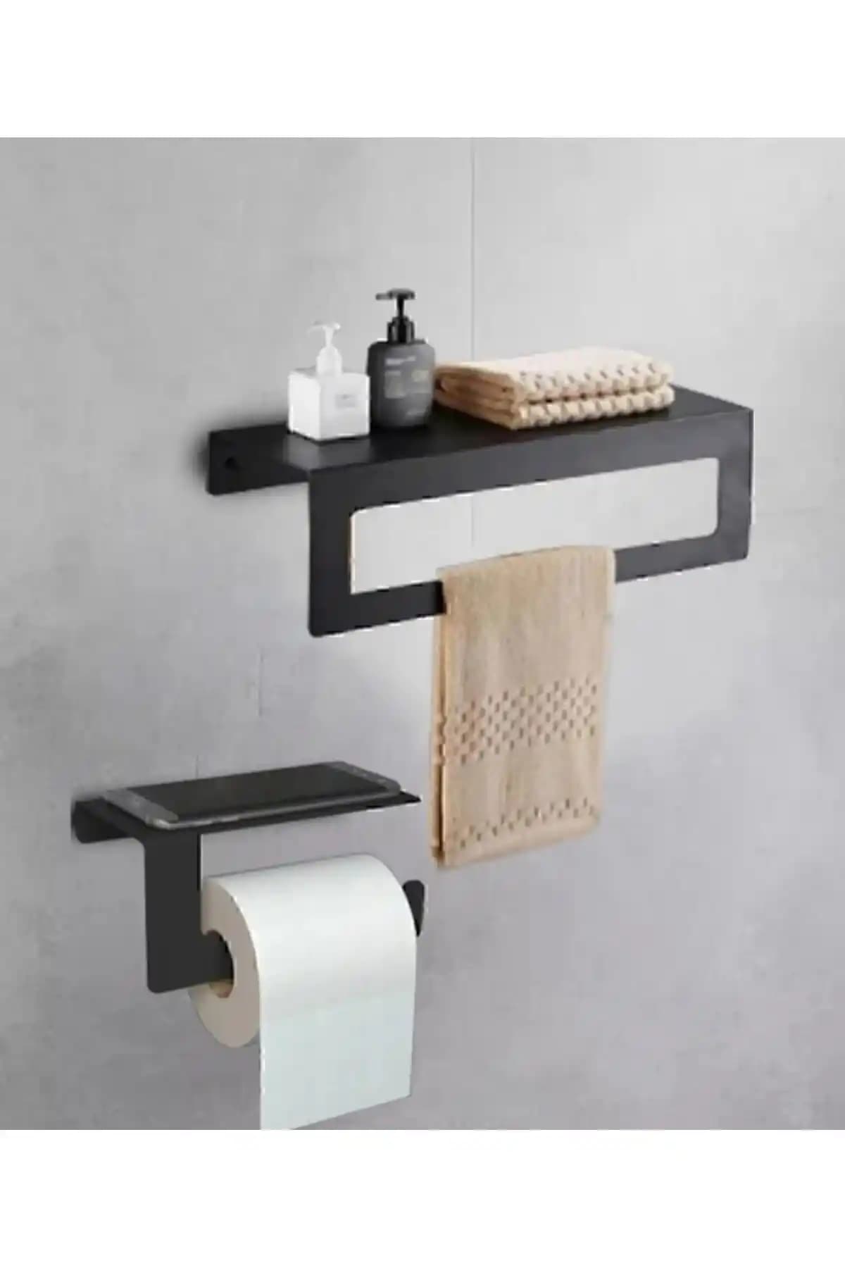 HVNGROUP Metal 2'li Set: Modern ve Dayanıklı Banyo Aksesuarları Tasarımı