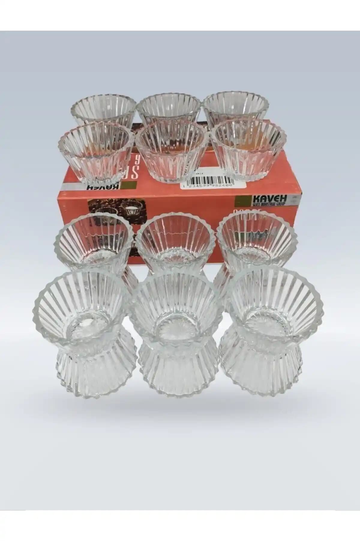 KAVEH Mini Cam Sosluk Seti Kahve ve Tatlı Servisleri İçin Estetik ve Pratik Çözüm