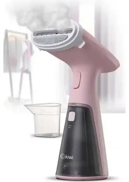 Kiwi KSI-6440 1000 W Buharlı Dikey Ütü Pembe: Güçlü ve Pratik Kırışıklık Giderici Ütü