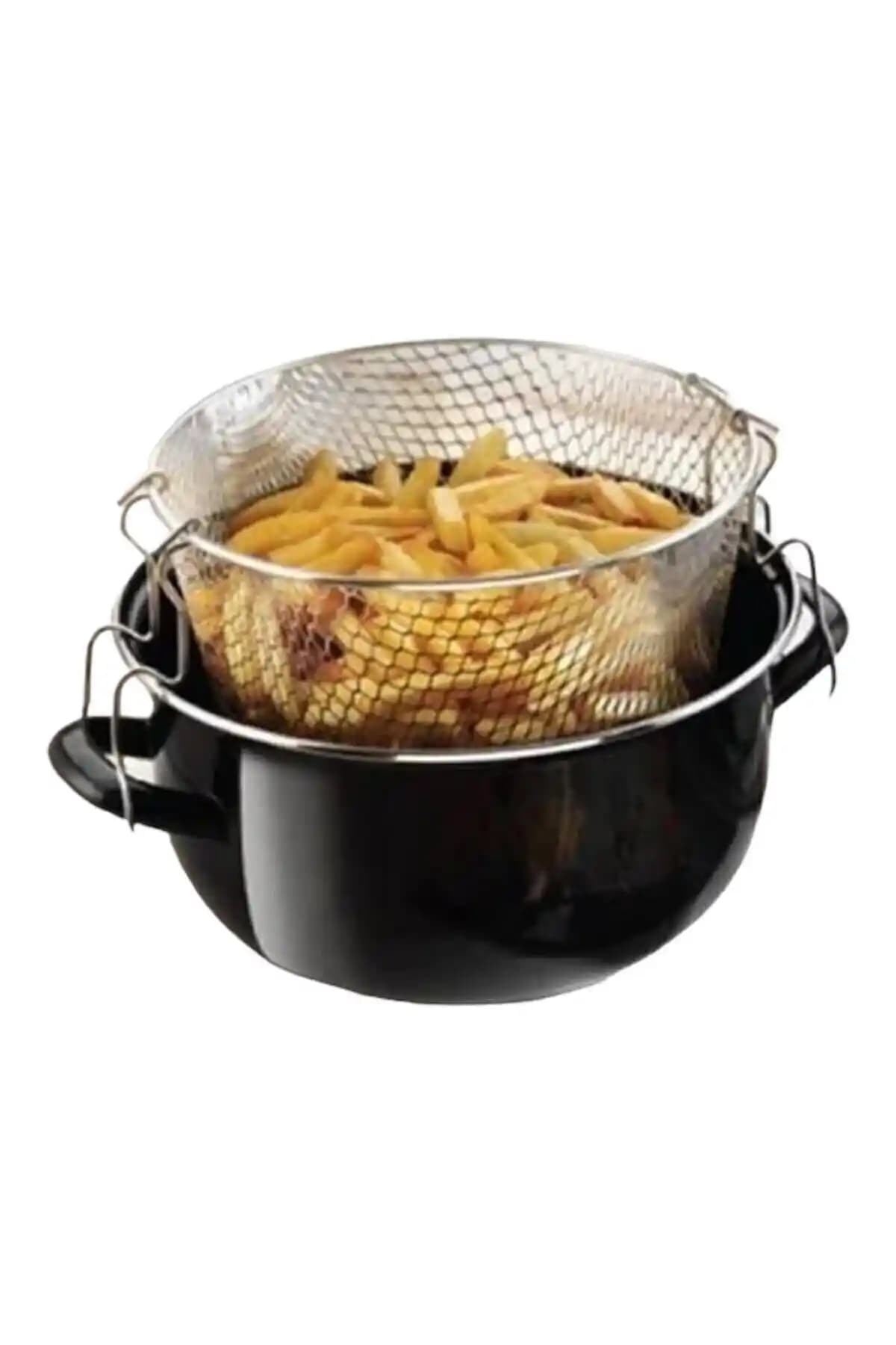 Laviss Emaye Cam Kapaklı Patates Biber Kabak Sosis Kızartma Tenceresi İnceleme ve Özellikleri