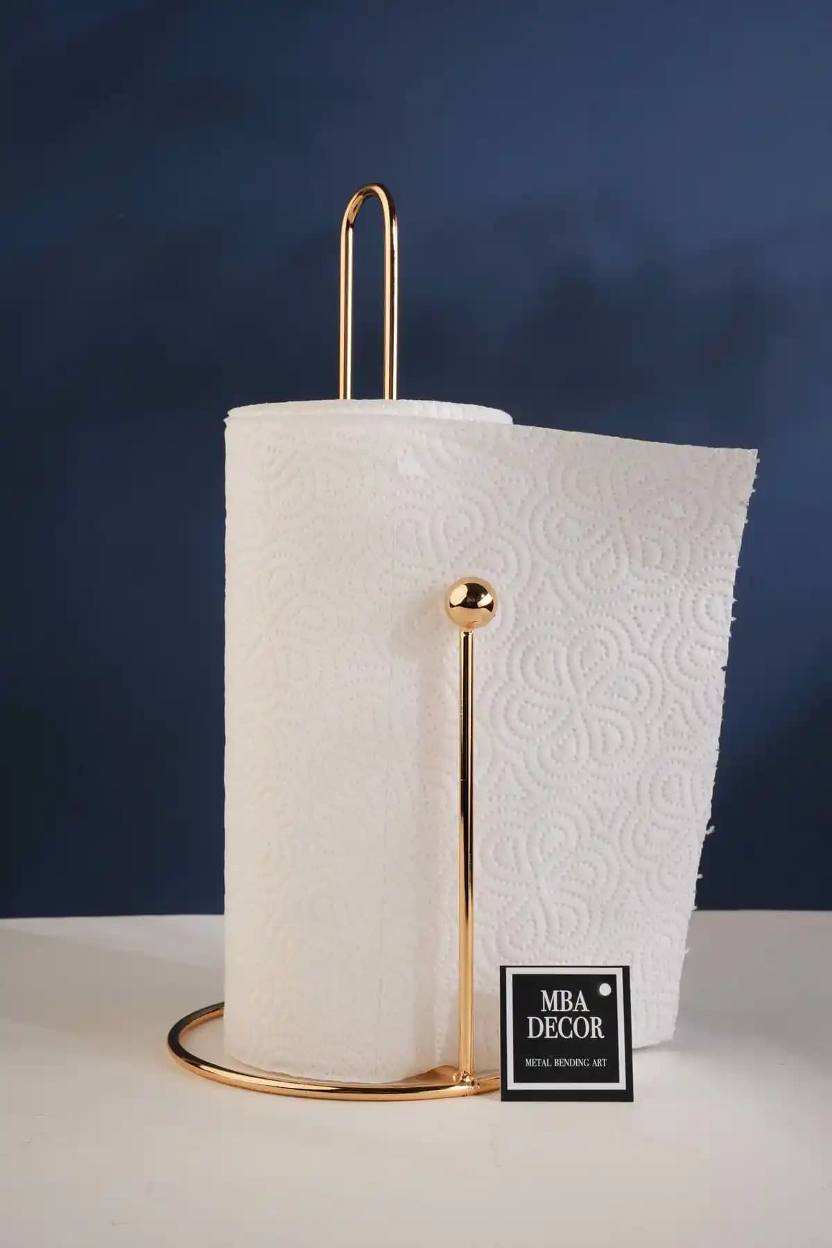 MBA Decor Metal Büküm Sanatı Altın Uyum Kağıt Havluluk Modern Mutfaklara Şıklık Katıyor