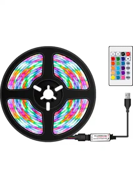 MBW USB Kısılabilir Uzaktan Kumandalı 3 Metre RGB LED Işık Şeridi İnceleme ve Kullanım Rehberi