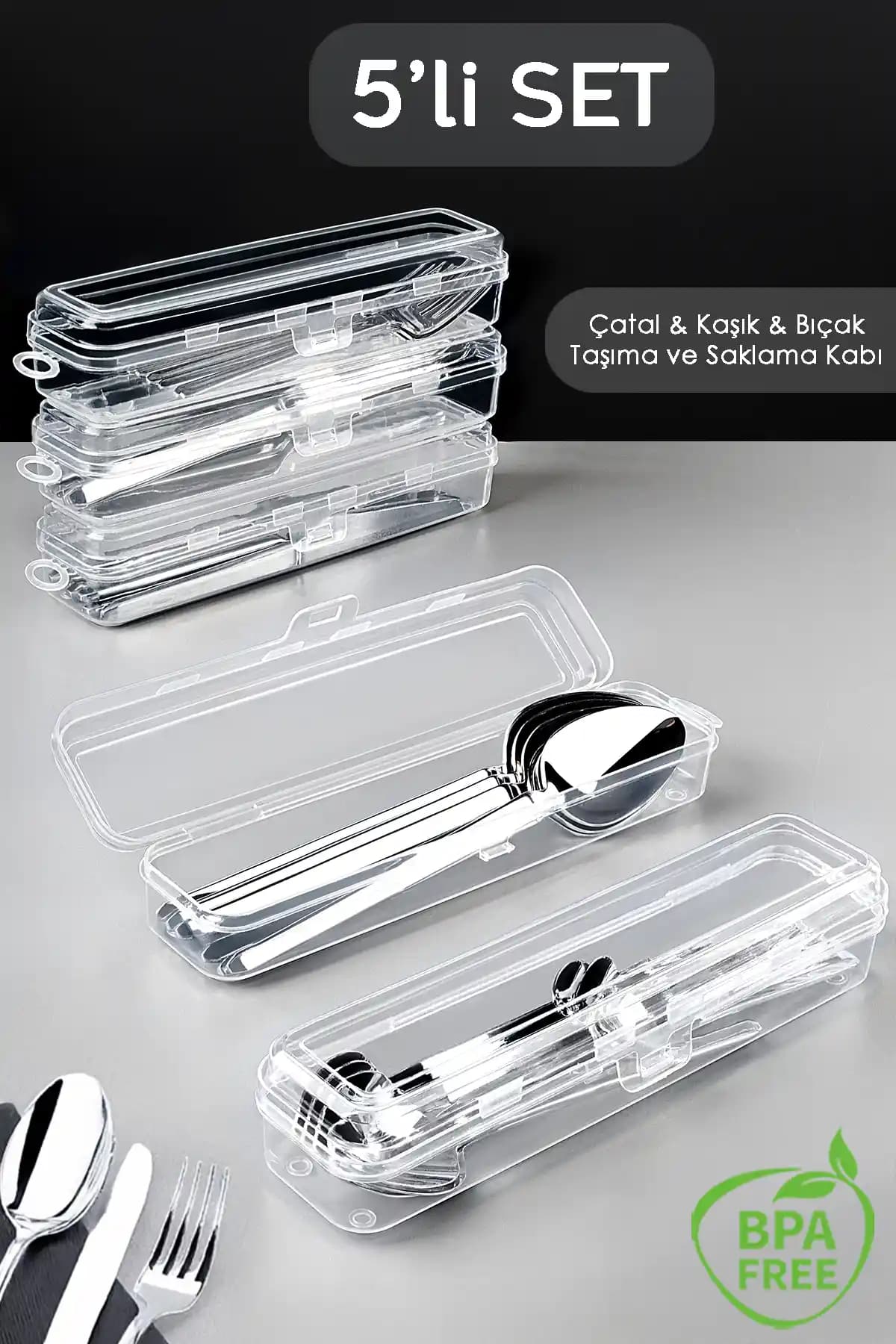 Meleni Home 5'li Saklama Kutusu Seti ile Mutfak Düzeninizi Geliştirin