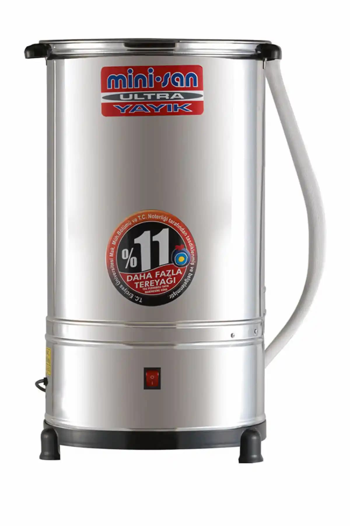 Minisan 55 Litre Ultra Turbo Paslanmaz Çelik Yayık Makinesi İncelemesi ve Kullanım Özellikleri