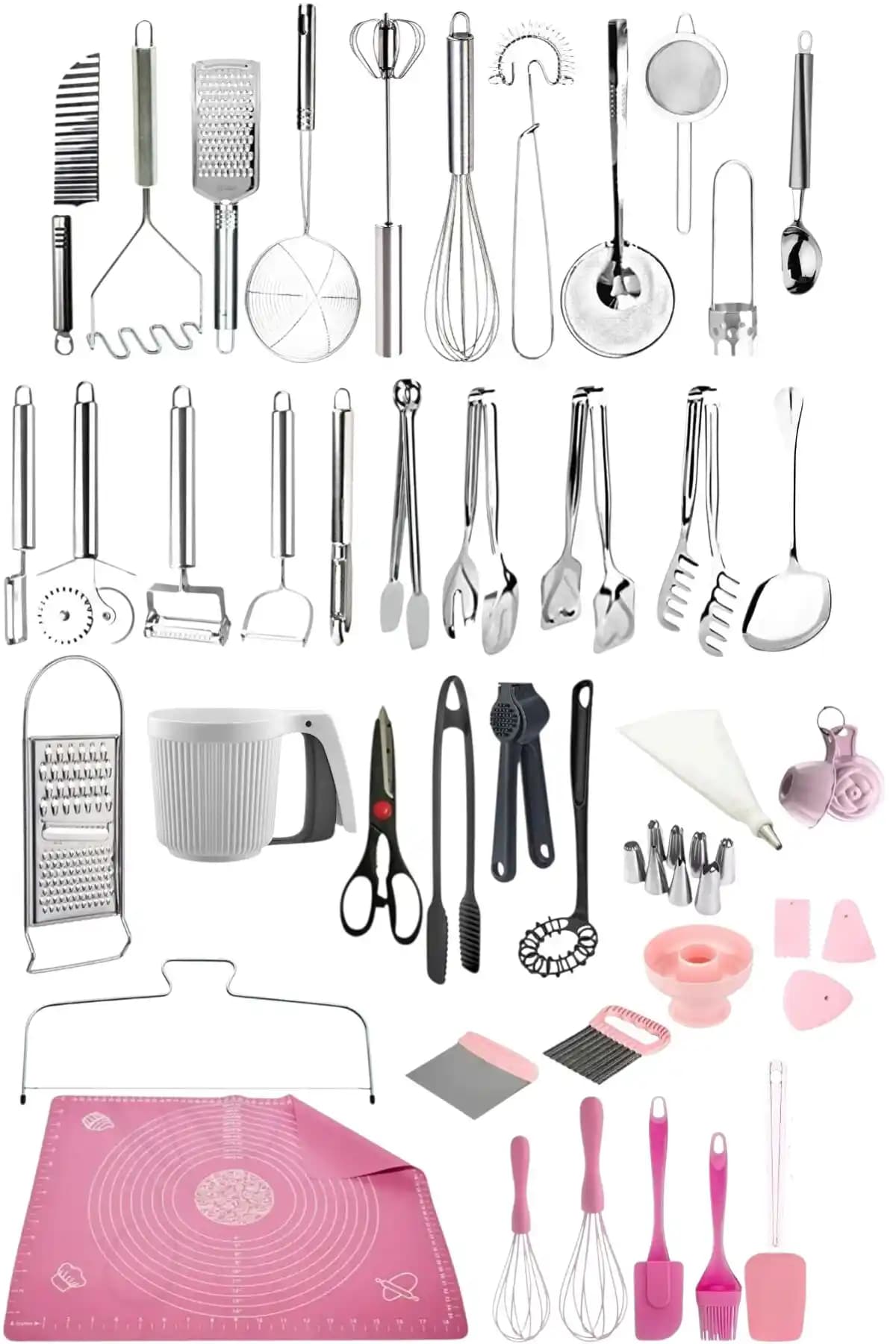 Mirilliahome 44 Parça Çeyiz Seti ile Mutfakta Fonksiyonellik ve Dayanıklılık