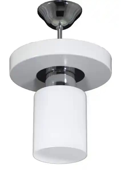 Modern Beyaz Yuvarlak Lambader: Hol ve Girişler İçin Şık Aydınlatma Çözümü