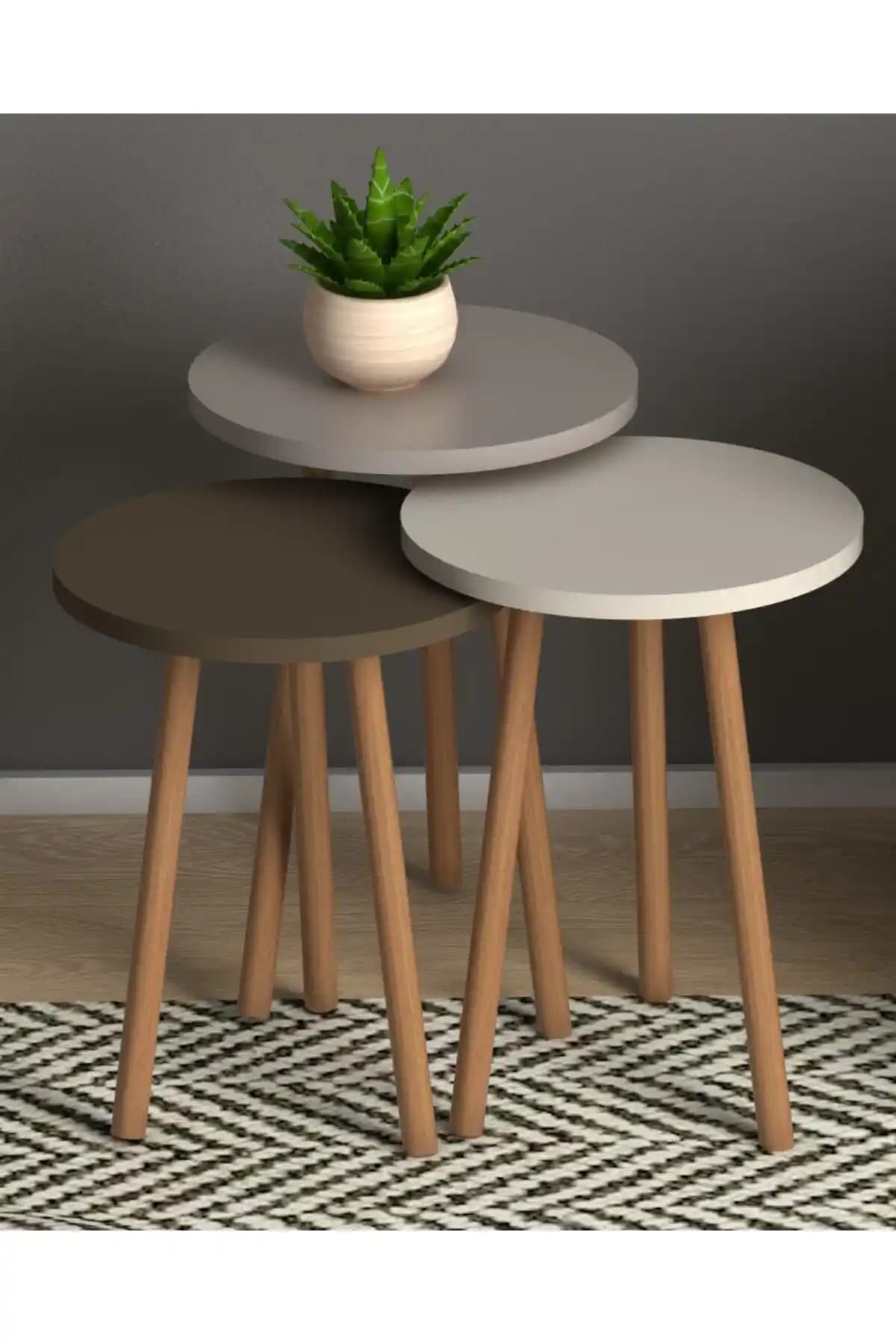 Monte Sehpa Roma Zigon Sehpa: Modern ve Şık İç Mekan Dekorasyonu İçin Uygun Seçenek