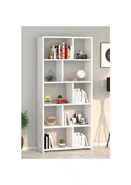 Moonlife Kitaplık Karşılaştırması: Modern Beyaz ve Ceviz Tasarımların Özellikleri