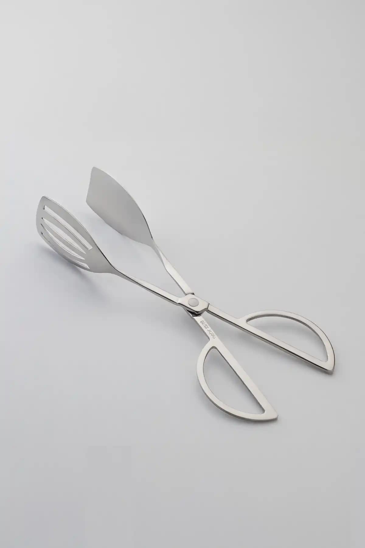 Nehir Sade Paslanmaz Çelik Makas Maşa: Dayanıklı ve Estetik Mutfak Gereçleri