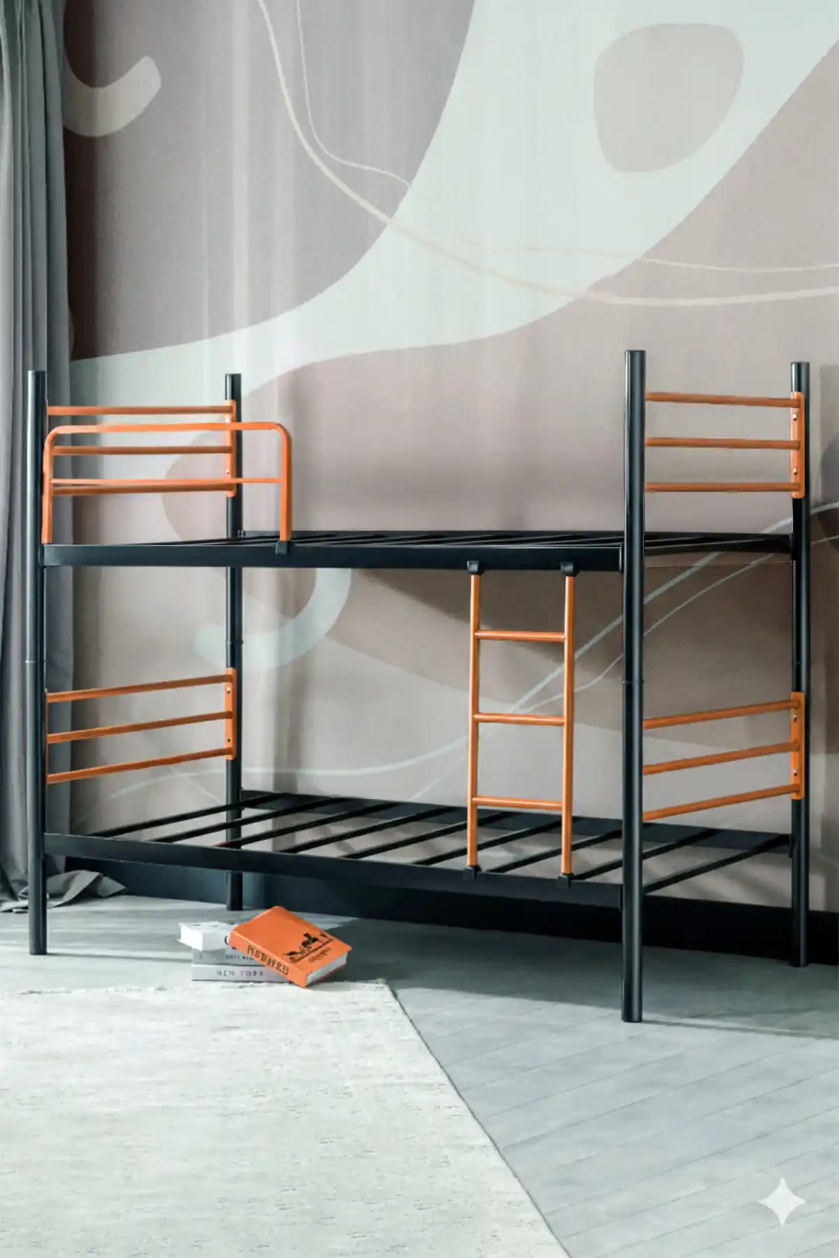 Niron Einstein Demonte Metal Ranza: Modern ve Dayanıklı Çift Katlı Metal Yatak