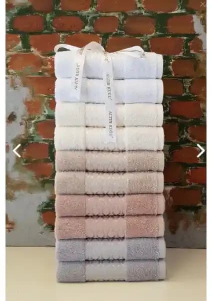 Özdilek Elissa Havlu Seti 10 Adet Yüksek Emicilik ve Estetik Özelliklerle Sunulur