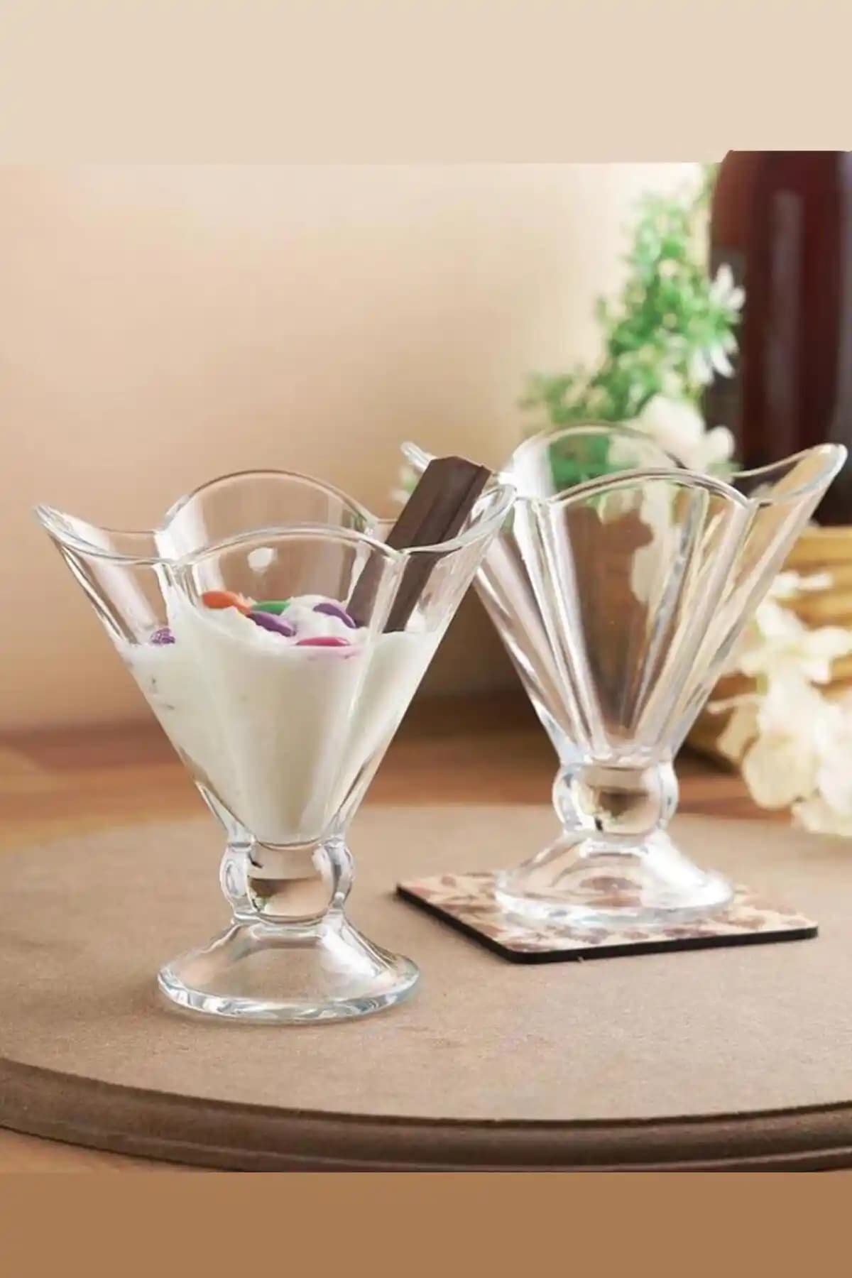 Paşabahçe Ice Ville 6'lı Dondurmalık: Şık ve Dayanıklı Cam Saklama Kabı Çözümü