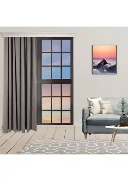 Perhal Tek Kanat Gri Renk Ada Pilesiz ve Perle Home Açık Gri Fon Perde Karşılaştırması