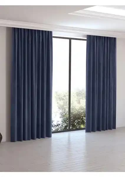 Perle Home Daily Series Uzay Mavisi Ada Fon Perde ve Rech Home Blackout Karartma Güneşlik Karşılaştırması