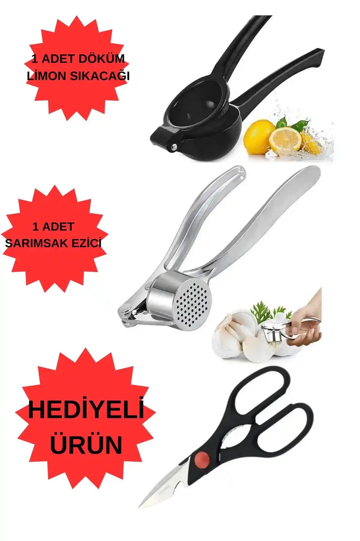 Pink Cat Kitchen Çok Fonksiyonlu Döküm Paslanmaz Demir Mutfak Seti 7 Parça