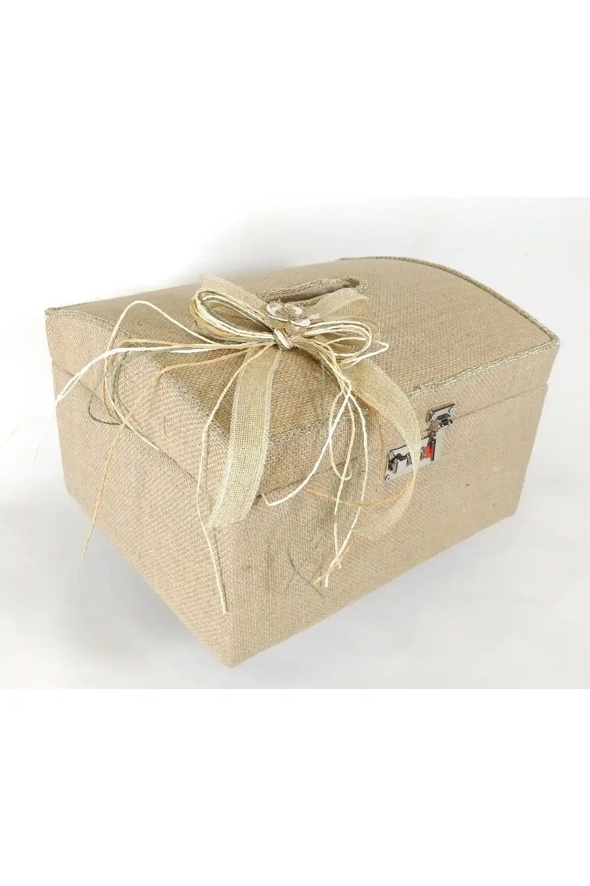 PRENSES Çeyiz Store Hasır Şifreli Takı Sandığı Güvenli ve Şık Saklama Çözümü