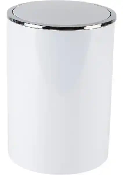 Primanova Lenox Beyaz 6 Litre Çöp Kovası Modern ve Şık Tasarımıyla Kullanışlılık Sunar