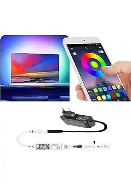 PRNTECH Ambiance Light-RGB Bluetooth TV Arkası Aydınlatma Çözümü 75 inçlik televizyonlar için