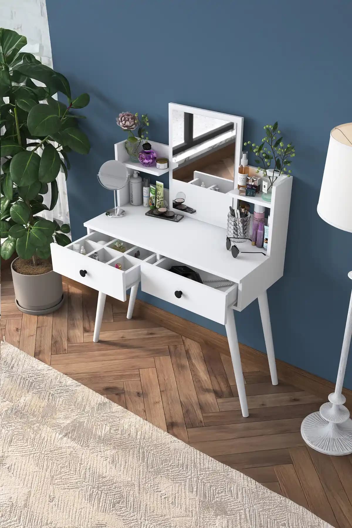 Rani Bj102 Makyaj Masası: Modern ve Fonksiyonel Tasarım ile Estetik Çözüm