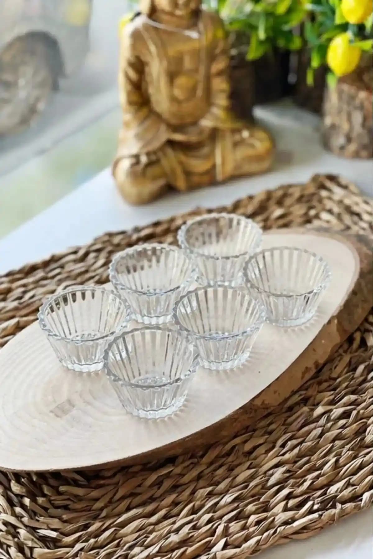 Rayan Sadaf 6'lı Lokumluk ve Reçellik Seti: Şık ve Fonksiyonel Mutfak Servis Ürünü