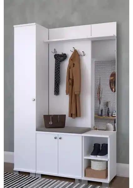 Remaks Selçuk Portmanto Beyaz: Modern Tasarım ve Fonksiyonellik Özellikleri