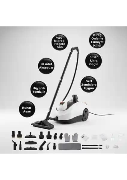 Robx S608 Yeni Nesil Çok Fonksiyonlu Buharlı Temizlik Makinesi İncelemesi ve Özellikleri