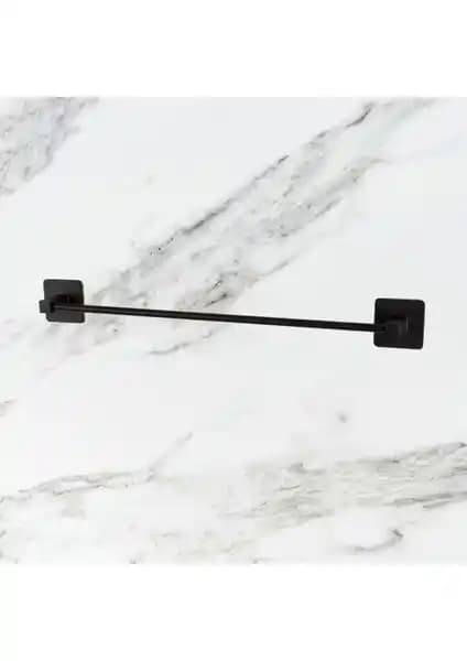 UG Home Siyah Kare Yapışkanlı Uzun Havluluk Modern Banyolar ve Mutfaklar İçin