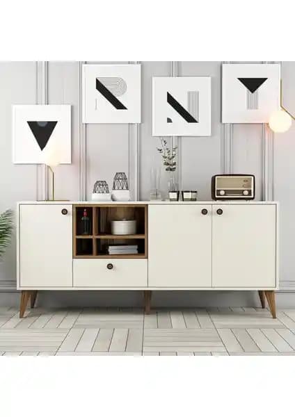 Variant Mobilya Napoli Konsol Krem Modern ve Dayanıklı Tasarım Özellikleri